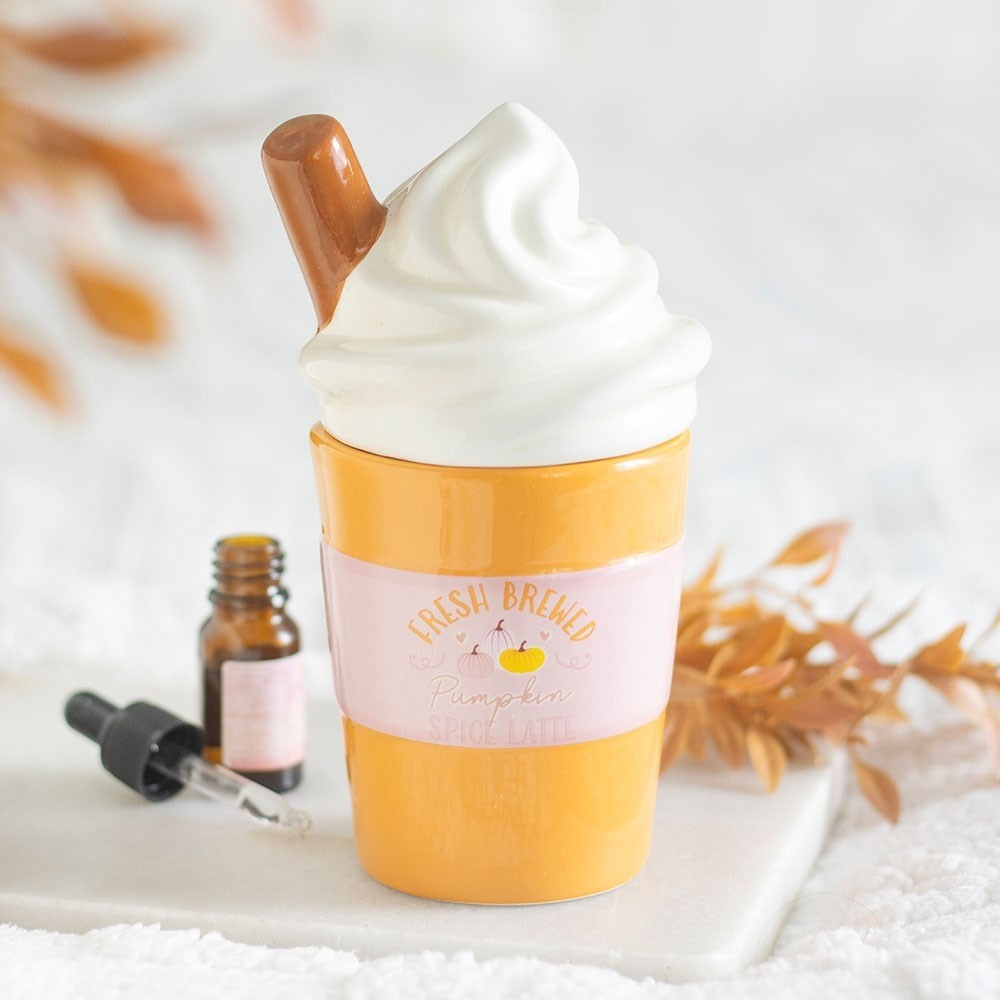 Something Different - Pumpkin Spice Latte and Wax Warmer Ölbrenner/Teelichthalter fürs Raumdüfte - Mehrfarben